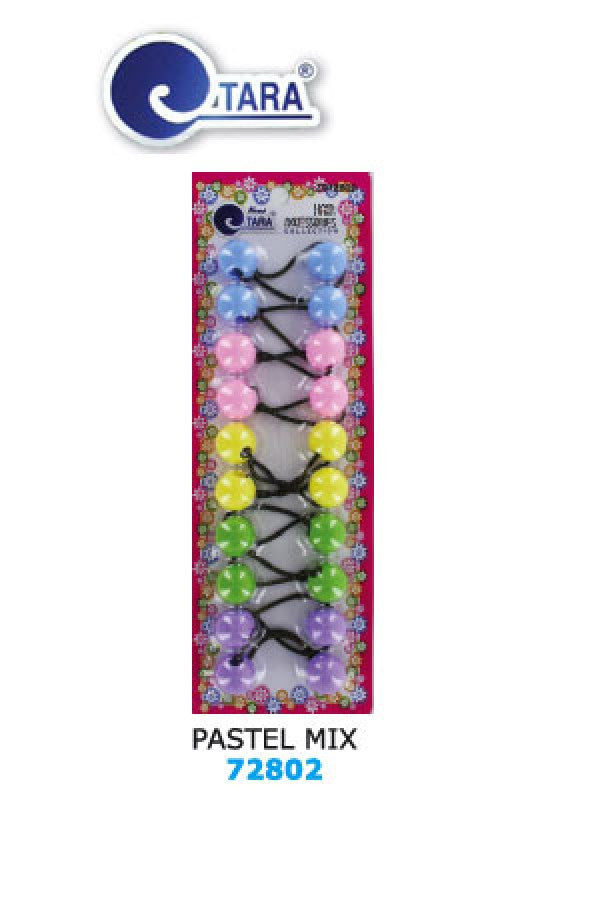 Tara Bubble Round 72802 Pastel Mix 20mm 10/pk -pc