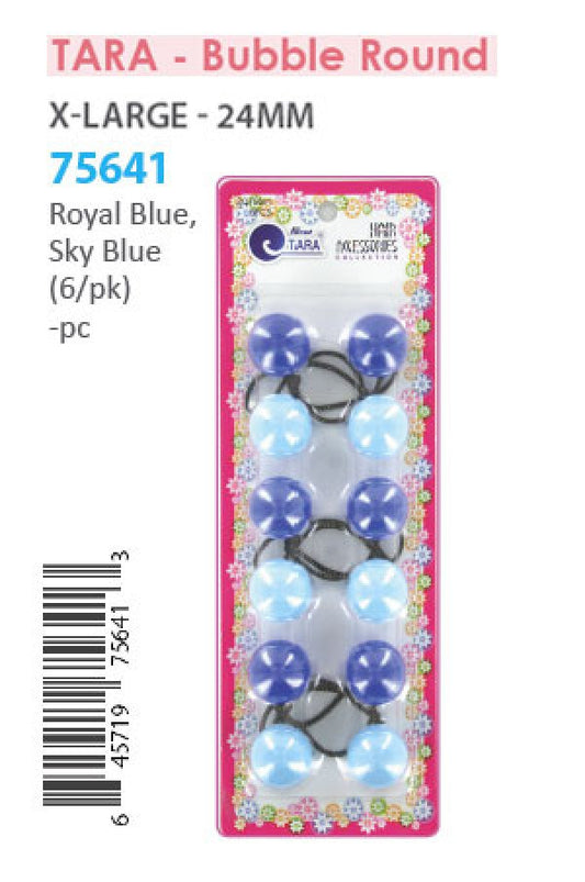 Tara Bubble Round 75641 Royal Blue/Sky Blue XL 6/pk -pc