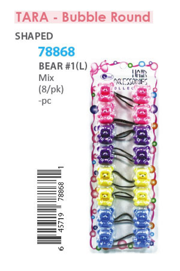 Tara Bubble Bear 78868 (C33) Mix Large 8/pk -pc