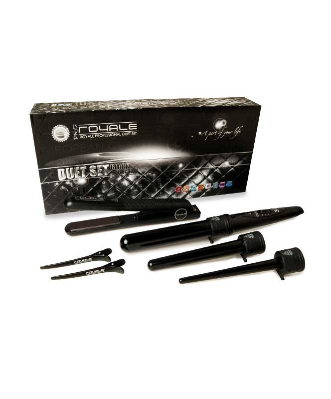 ROYALE IRONS DUET SET BLACK