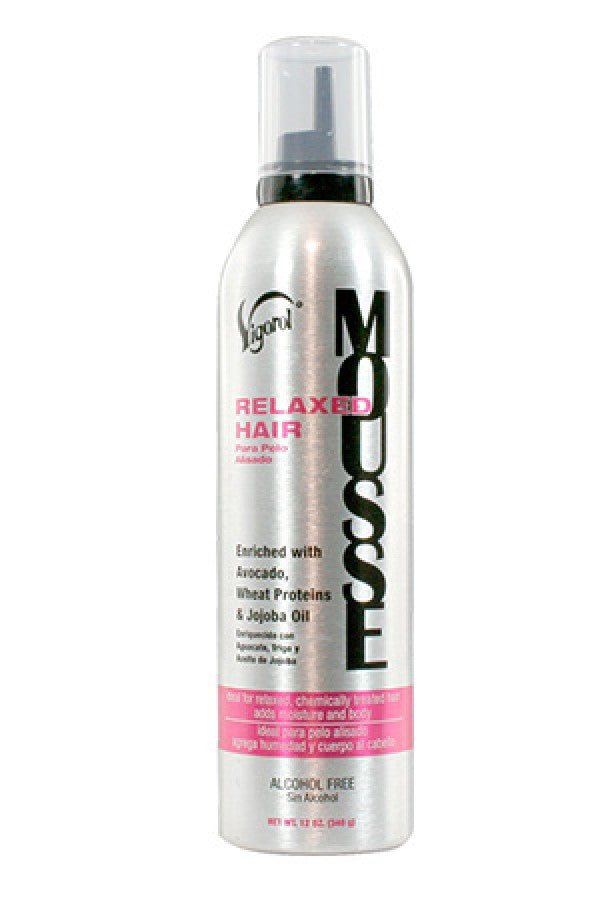 Vigorol-10 Relaxed Hair Mousse(12oz)-Pink