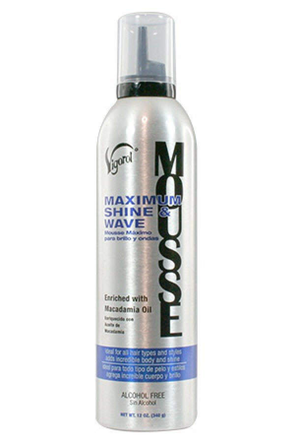 Vigorol-15 Maximum Shine Wave Mousse (12oz)
