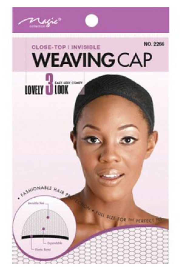 Magic Collection-2266 Closed-Top Weaving Cap-Black-dz