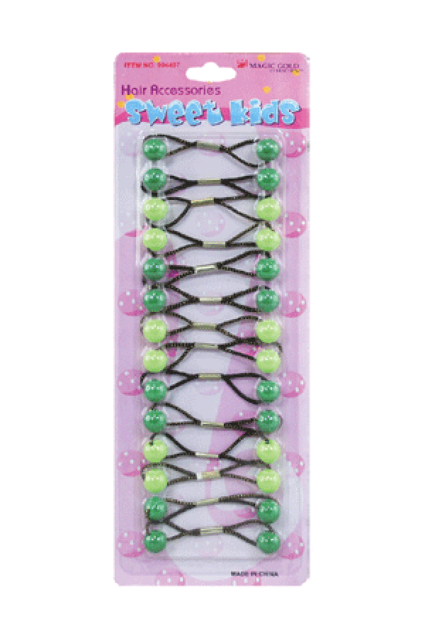 Magic Gold Bubble Round XS12 Green Mix 14/pk -pc