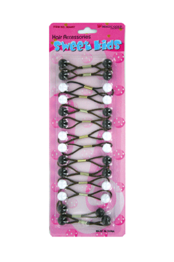 Magic Gold Bubble Round XS23 Black/White 14/pk -pc