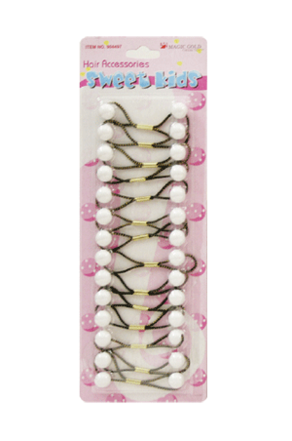 Magic Gold Bubble Round XS2 White 14/pk -pc