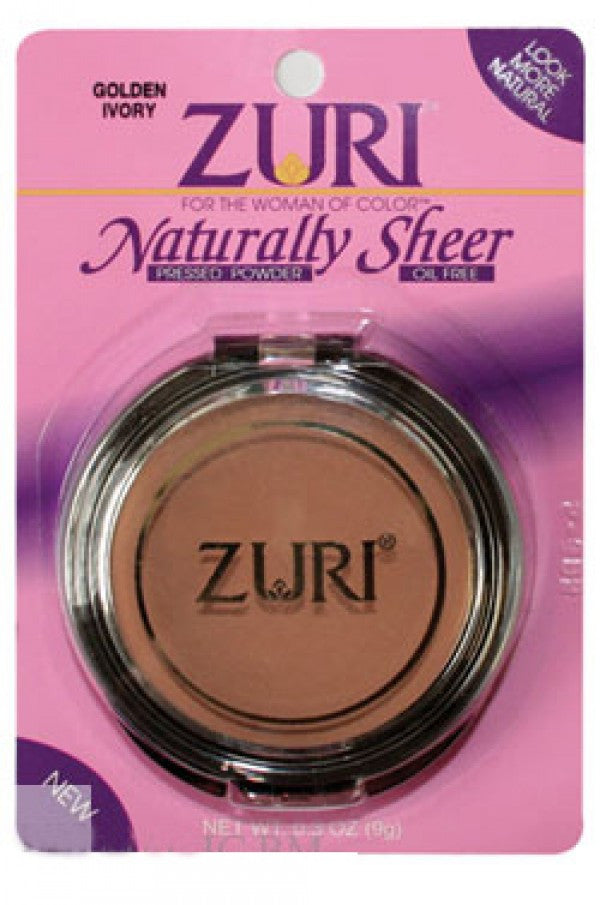 ZURI- Naturally Sheer Free Oil Free Pressed Powder (9g)