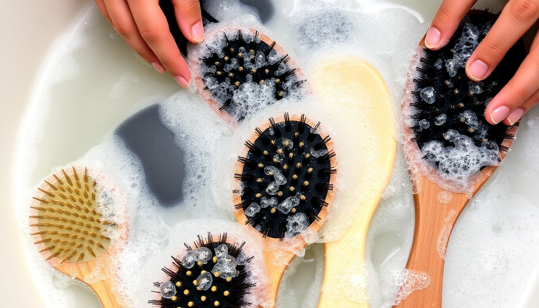 Keeping Your Hair Brushes Squeaky Clean: A Step-by-Step Guide