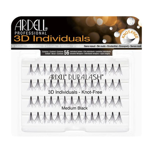 White Smoke Ardell 3D Individual Lashes Medium