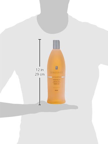 RUSK Sensories Smoother Passionflower and Aloe Smoothing Shampoo, Anti-Frizz Formula With Aloe Helps Smooth and Emollients Restore Moisture Balance, 35 fl. oz