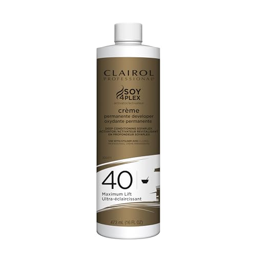 Révélateur capillaire Clairol Professional Crème Permanente 40 volumes, 473 ml (16 oz) - L'emballage peut varier