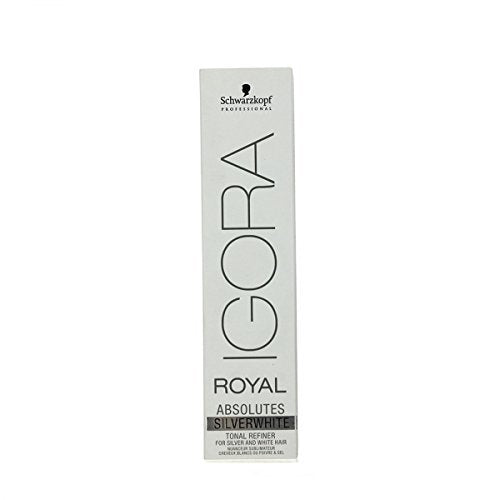 施华蔻 IGORA ROYAL ABSOLUTES 银白色永久染发剂 60ml - 石板灰