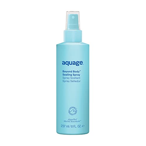 AQUAGE Beyond Body Sealing Spray，中等定型，非气雾剂热激活喷雾，防止热损伤和飞散，增加蓬松度和光泽，使头发顺滑健康，8 盎司