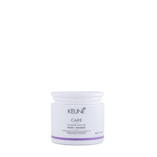 KEUNE Care 金发救星发膜，强效修复保湿护理，适用于金发和漂白头发，6.8 液体盎司