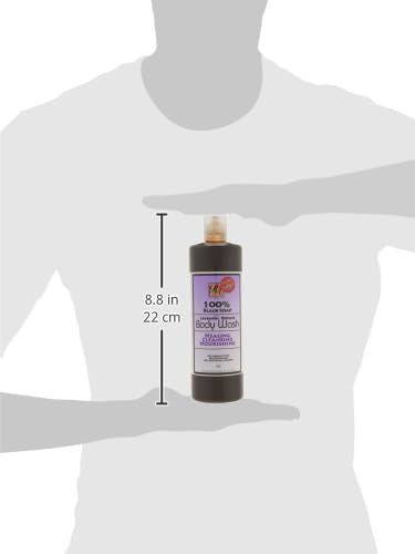 100% 黑皂沐浴露薰衣草香味 13 液体盎司 Ra Cosmetics