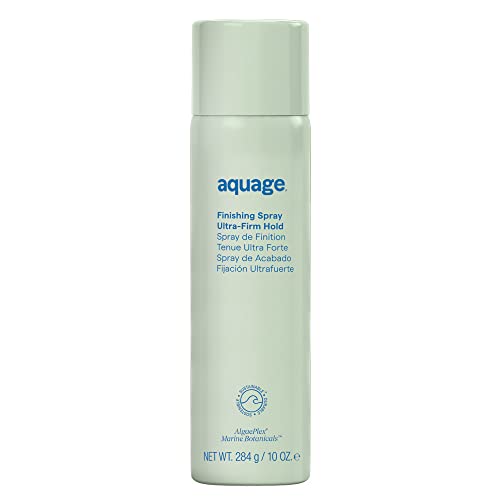 AQUAGE 定型喷雾，强力定型喷雾，防潮持久定型，最大光泽，低 VOC，10 盎司