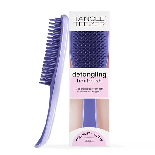 Brosse démêlante ultime Tangle Teezer pour cheveux secs et mouillés, élimine les nœuds et réduit la casse pour tous types de cheveux, exclusivité Amazon, lilas violet