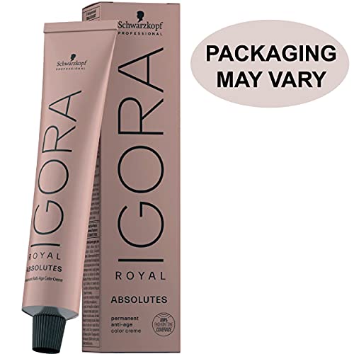 Schwarzkopf Igora Royal Absolutes 染发剂和 M Hair Designs 染发刷（黑色）（套装 - 2 件）