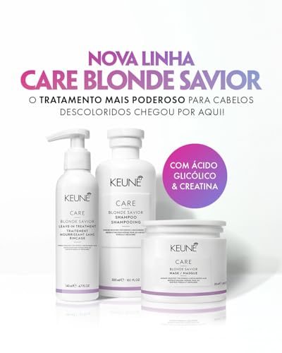 KEUNE Care 金发救星发膜，强效修复保湿护理，适用于金发和漂白头发，6.8 液体盎司