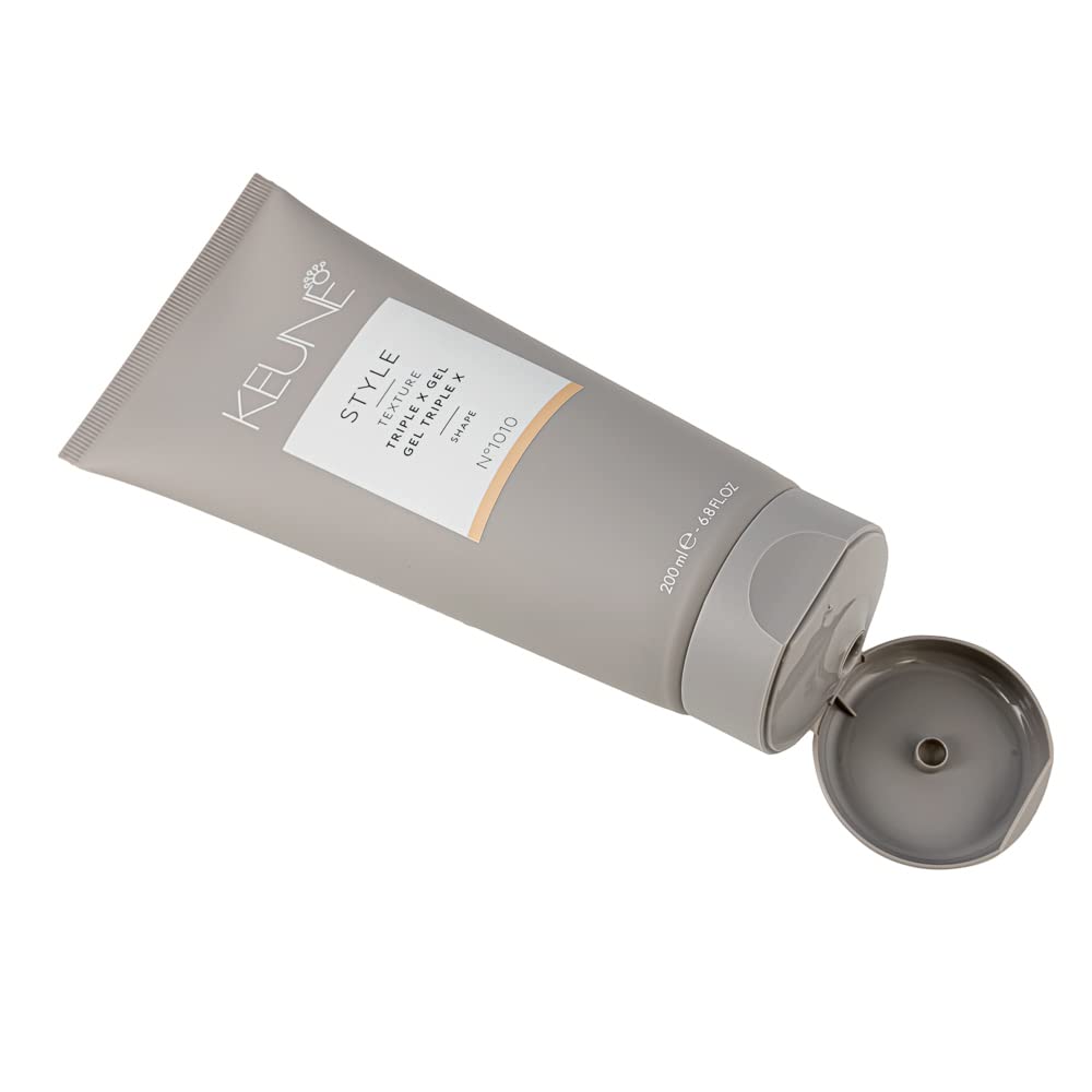 Keune Style Triple X Gel，极致定型和湿发造型凝胶，6.8 液体盎司