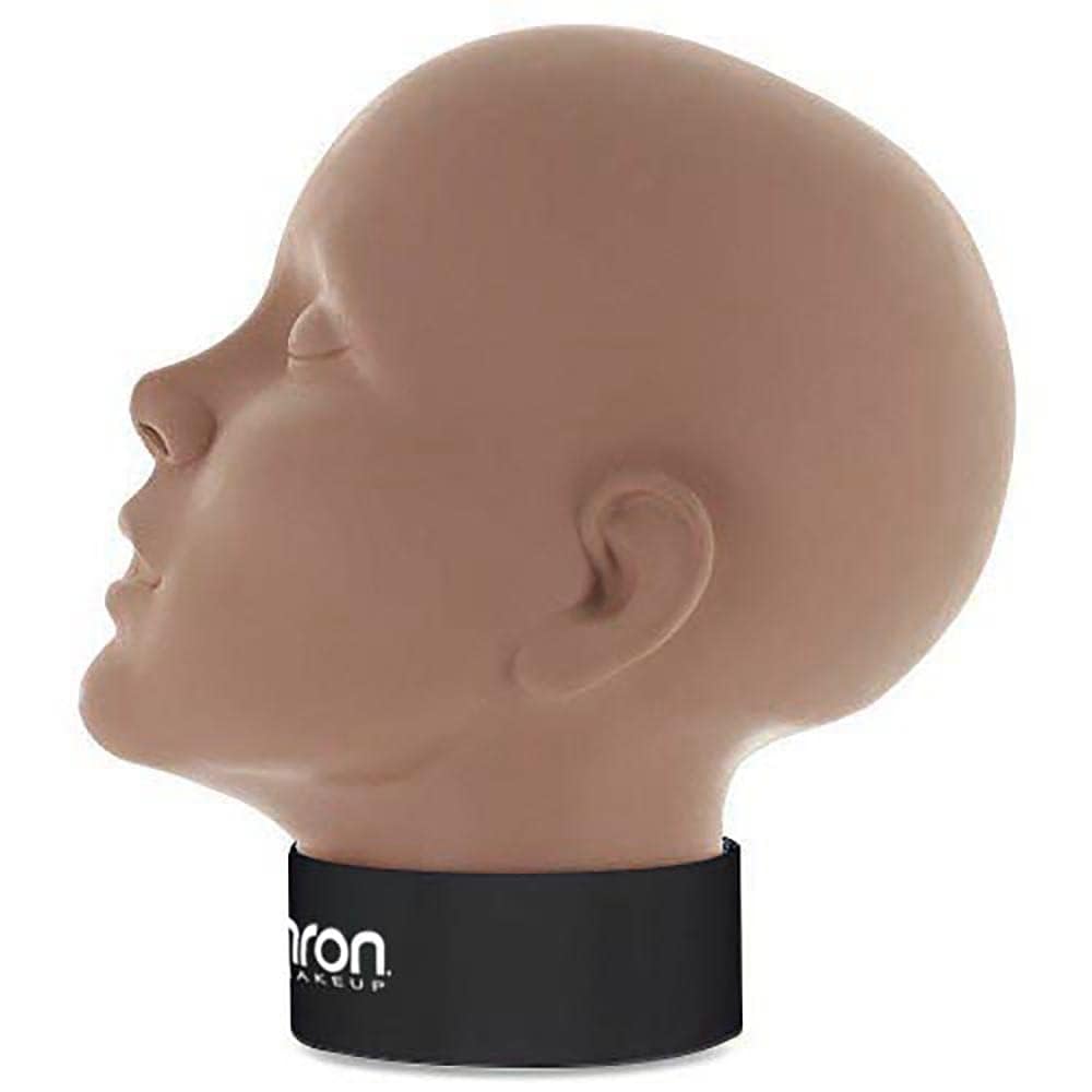 Mehron Makeup Practice Head | Mannequin Head for Makeup, Special FX, & Face Painting for Students