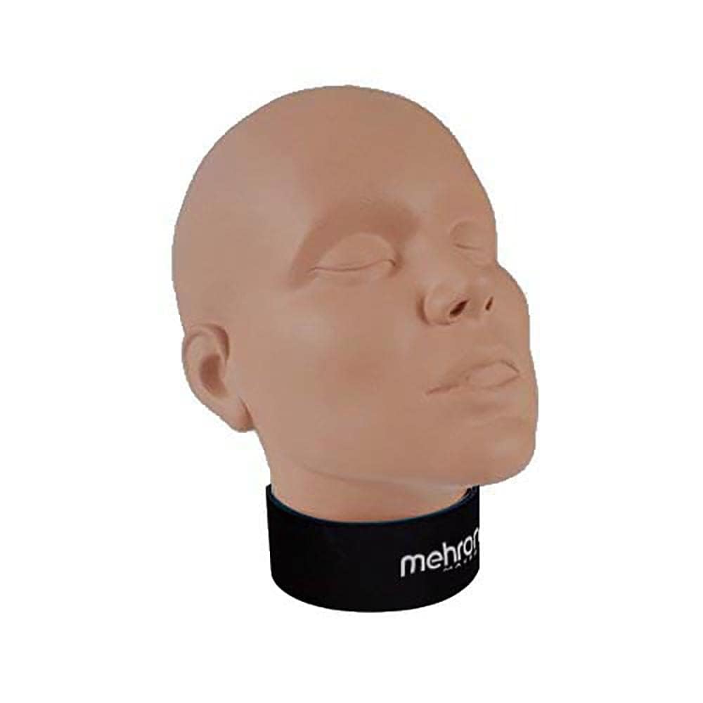 Mehron Makeup Practice Head | Mannequin Head for Makeup, Special FX, & Face Painting for Students
