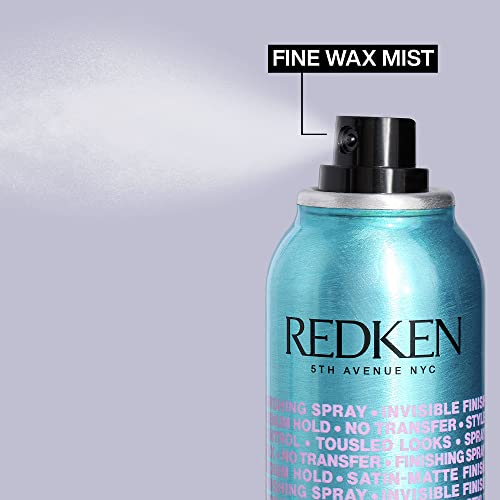 Cire en spray Redken Invisible Texture Mist | Pour tous types de cheveux | Cire en spray de finition haute performance | Apporte volume et volume avec un fini mat satiné | Contrôle moyen | 160 g