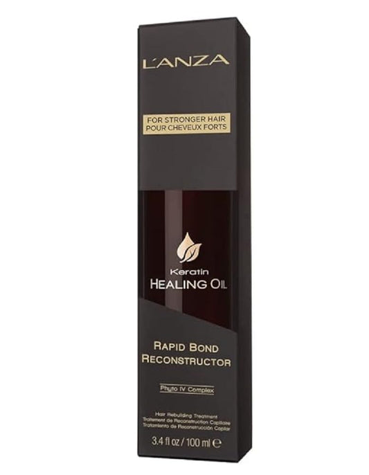 L'ANZA Rapid Bond Reconstructor - Keratin Healing Oil Hair Care Bond Restore Treatment, Phyto IV Complex Hair Repair Treatment for Damaged Hair & Dry Hair, Vegan Hair Split End Repair Serum (3.4Fl Oz)
