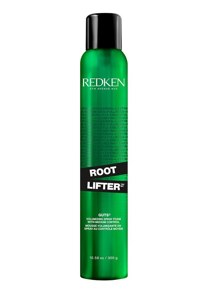 Spray mousse volumisant Redken Root Lifter | Pour tous types de cheveux | Apporte corps, volume et protection anti-frisottis | Contrôle moyen | 290 ml
