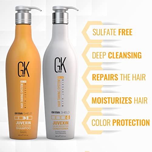Coffrets shampoing et après-shampoing GK Hair Global Keratin Colored Shield (650 ml, 22 oz liq.)