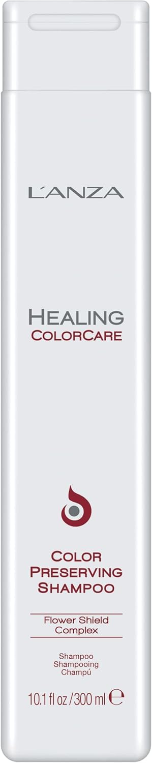 L'ANZA Healing ColorCare Color Preserving Shampoo, Shampoo for Color Treated Hair to Protect Vibrancy and Restore Dry Damaged Locks, Healthy, Shiny, Protected Bleached & Dyed Colored Hair (10.1 Fl Oz)