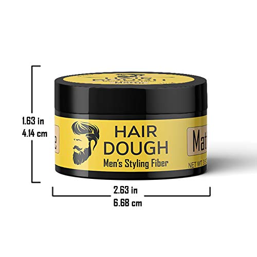 Hair Dough Styling Clay For Men, Matte Finish Molding Hair Wax Paste Quiff, Strong Hold Without The Shine