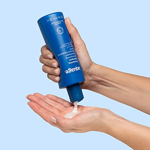 AQUAGE SeaExtend Thickening Shampoo, Thermal-V Technology Seals Heat Out, Prevents Haircolor Fade and Thermal Styling Damage, 8 oz