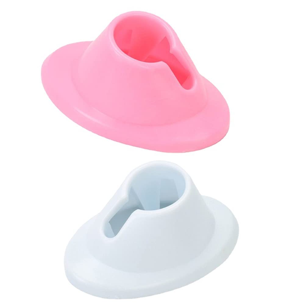 SUKPSY 4 Pcs Soft Rubber Nail Polish Bottle Holder Anti-spill Bottle Stand Manicure Display Tools Nail Art Supplies for Nail Organizer Display