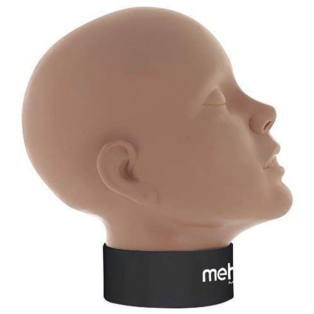 Mehron Makeup Practice Head | Mannequin Head for Makeup, Special FX, & Face Painting for Students