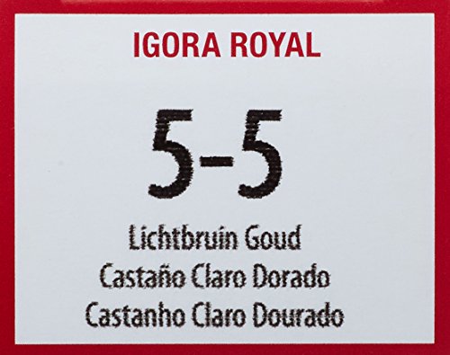 施华蔻 IGORA ROYAL 5-5 浅棕金 60ml