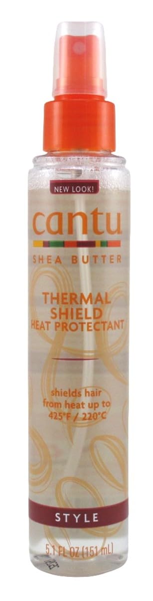 Cantu Shea Butter Thermal Shield Heat Protectant 5.1 Ounce (Pack of 2)