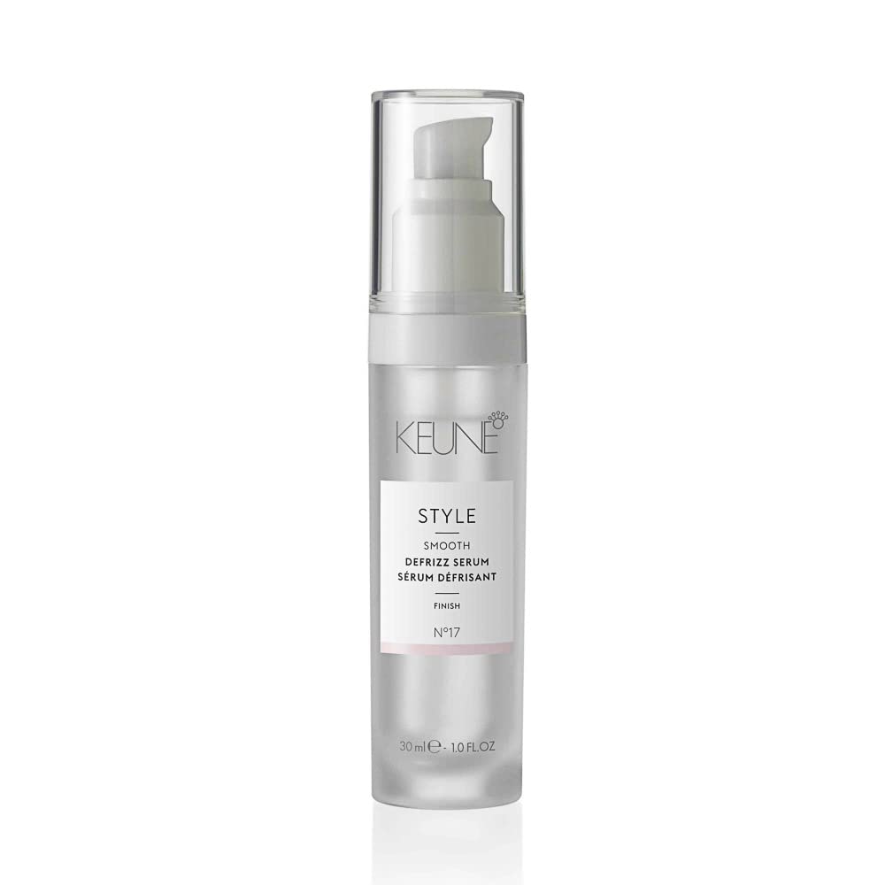 Keune Style Defrizz Serum，抗毛躁和防紫外线精华，令秀发柔顺亮泽，1 液体盎司