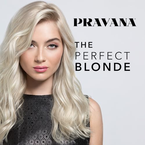 Pravana The Perfect Blonde Seal & Protect Leave-In Conditioner | Neutralizes Brassy, Yellow Tones | For Color-Treated Hair | Detangles, Protects, Moisturizes Strands | 10.1 Fl Oz