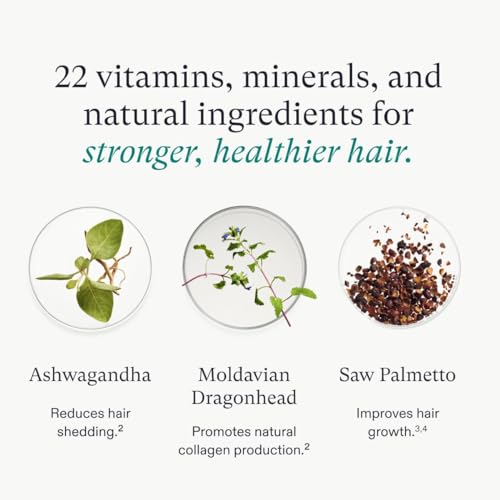 Nutrafol Women's Hair Growth Supplements, For Women 18-44 Years Old, Clinically Tested for Visibly Thicker, Stronger Hair, 100% Vegan Ingredients, Dermatologist Recommended - 1 Month Supply