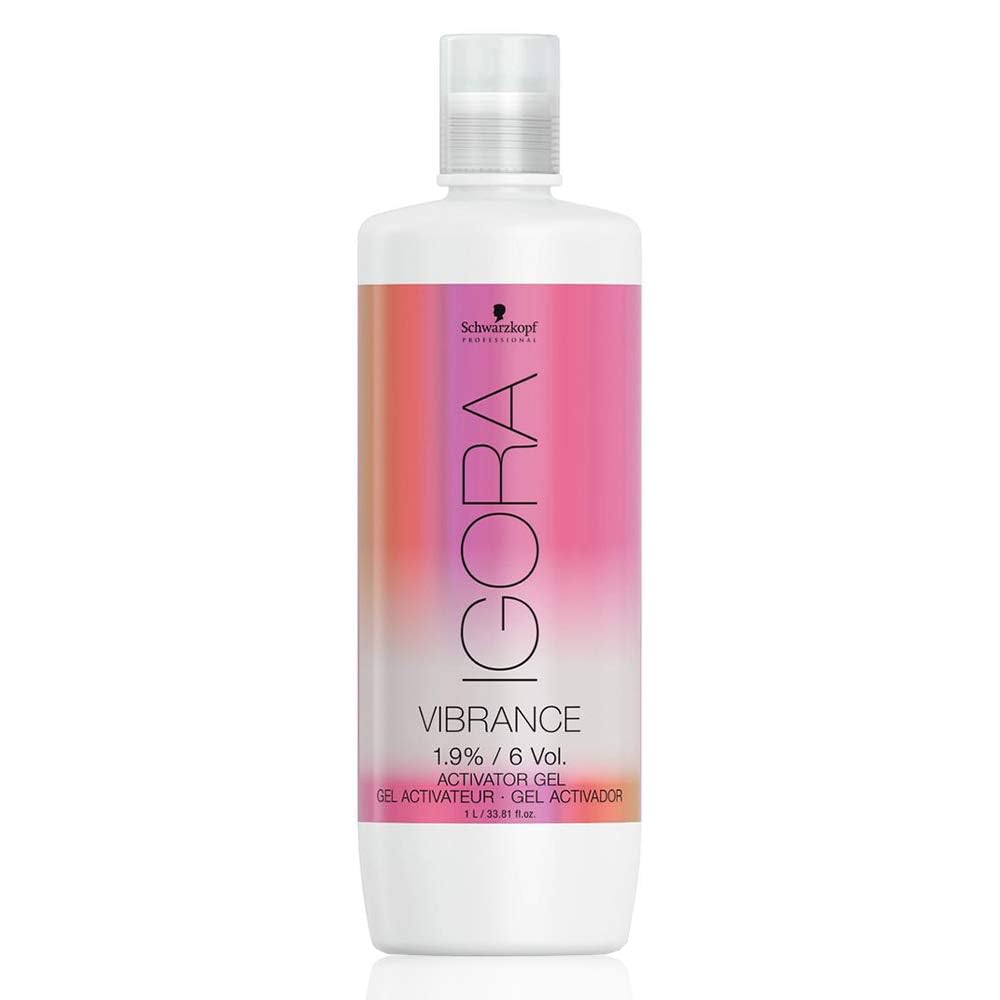 Igora Vibrance 1.9% / 6 Volume Activator Gel 1000 ml 和 M Hair Designs 顺发梳（2 件套装）