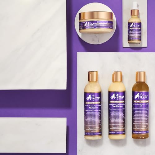 Après-shampoing anti-casse et réparateur égyptien antique The Mane Choice pour cheveux bouclés, ondulés et crépus. Hydrate et renforce les cheveux. Nourrit les cheveux secs et cassants. 227 g.