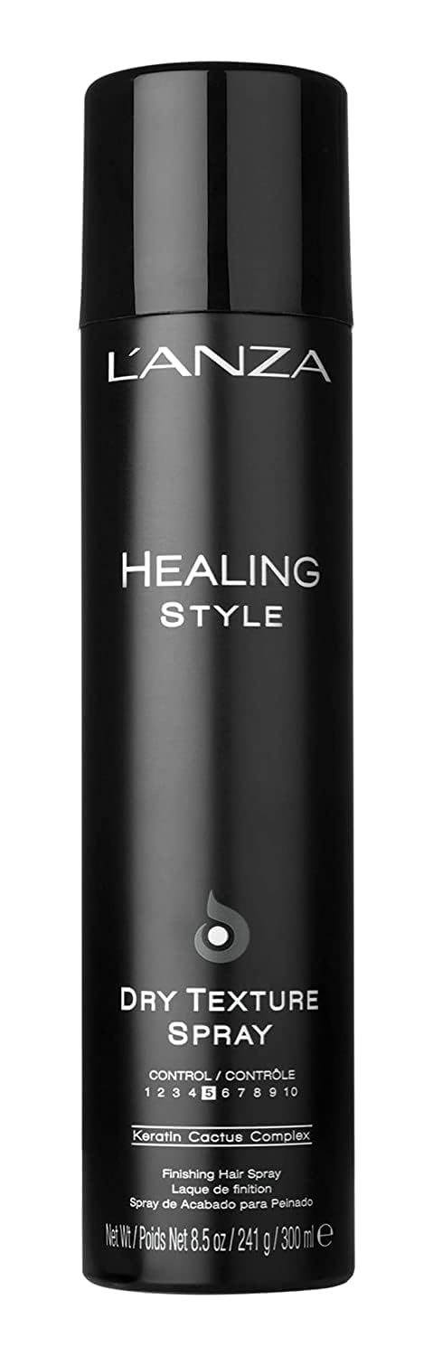 L'ANZA Healing Style Dry Texture Spray with Medium Hold Effect, Eliminates Frizz, Detangles and Boosts Hair's Shine, With UV and Heat Protection to Prevent Sun and Styling Damage (8.5 Fl Oz)
