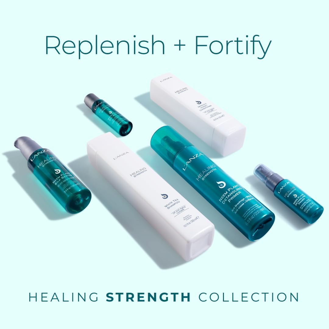 L’ANZA Healing Strength Manuka Honey Conditioner - Strengthens, Protects and Restores Weak, Fragile, and Aged Hair, Rich with Keratin Protein, Healing Oils, and Vitamin C (33.8 Fl Oz)