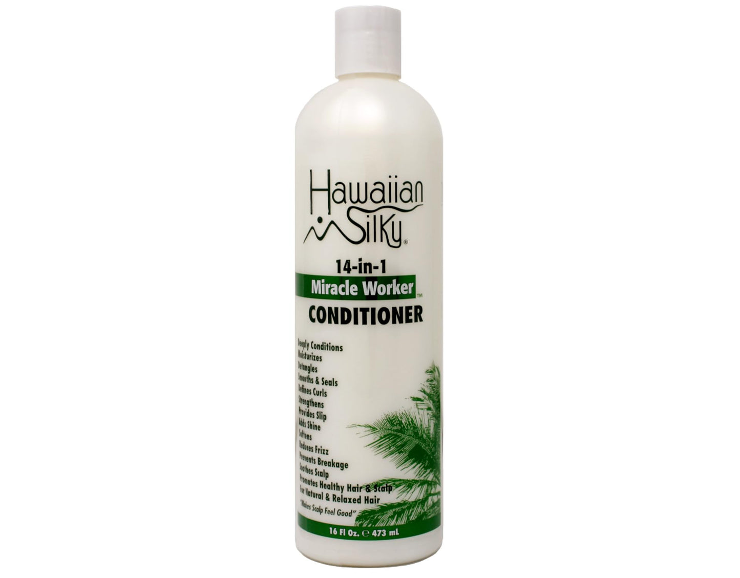 Gray Hawaiian Silky Miracle Worker 14-in-1 Shampoo & Conditioner Bundle, Hydrating & Strengthening Hair Care Set, 16 fl oz Each