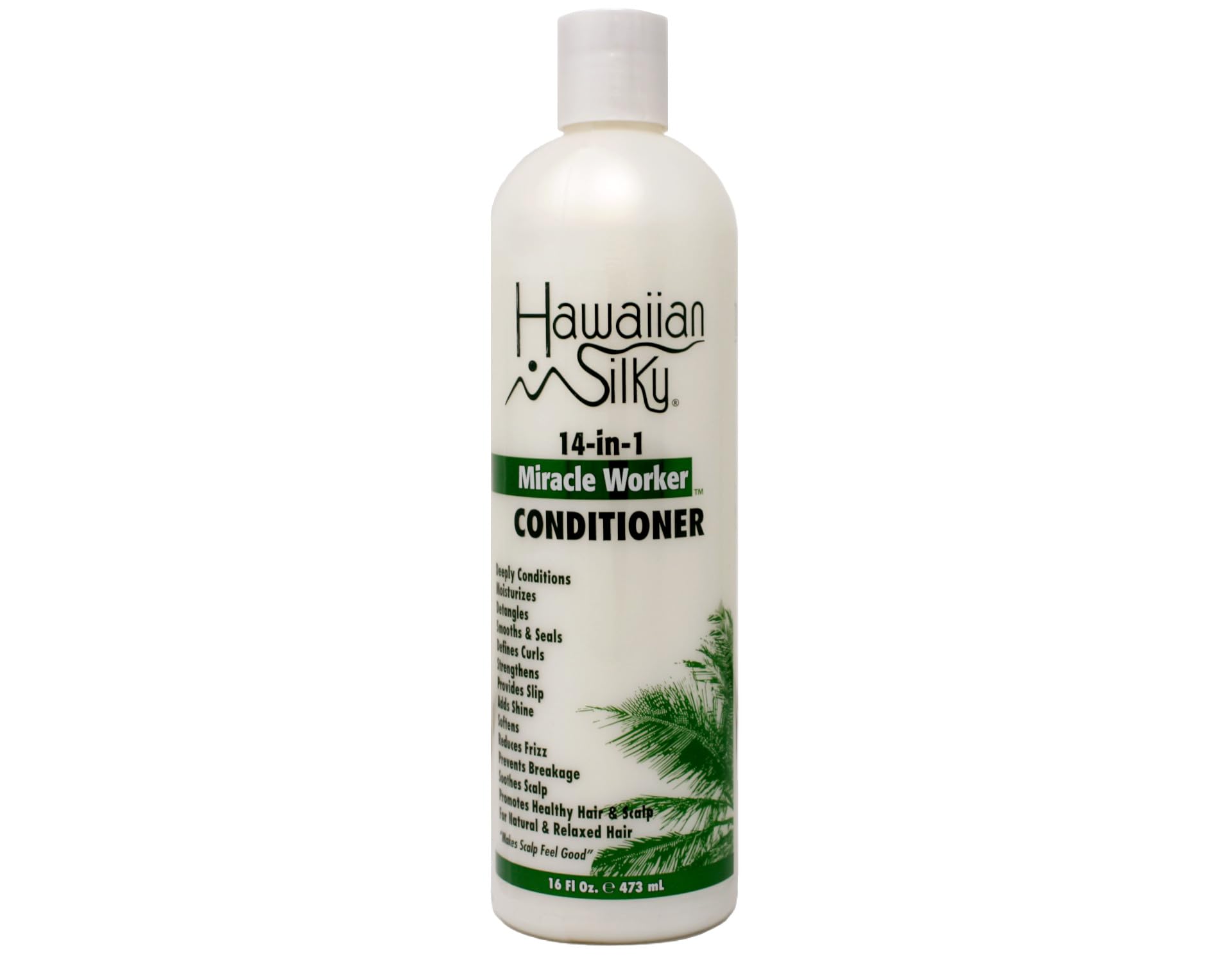 Gray Hawaiian Silky Miracle Worker 14-in-1 Shampoo & Conditioner Bundle, Hydrating & Strengthening Hair Care Set, 16 fl oz Each