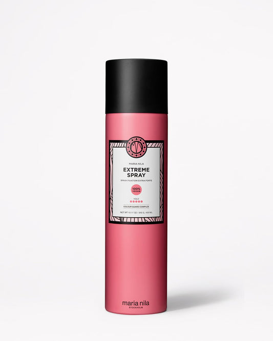 Maria Nila Extreme Spray, 400 ml / 12.17 Oz, Hold 5/5, Antioxidant Preserves Hair Color, 100% Vegan & Sulfate/Paraben free