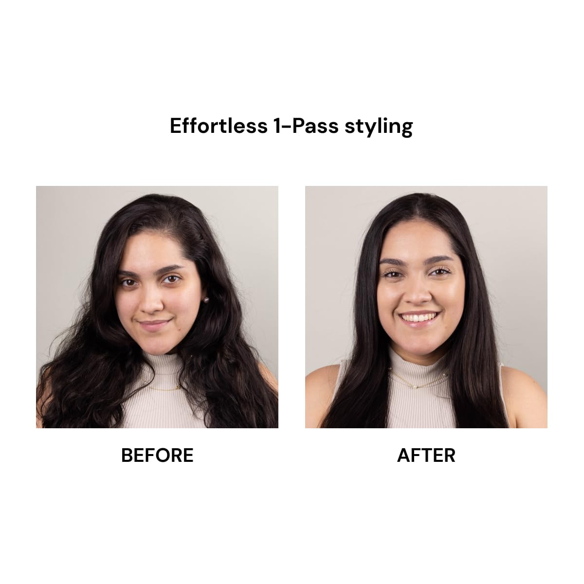 L'ANGE HAIR Le Ceramique 一次加热直发器 | 快速加热陶瓷直发器 | 最佳 Hot Tools 直发器，锁住水分和光泽 | 专业直发器（腮红）