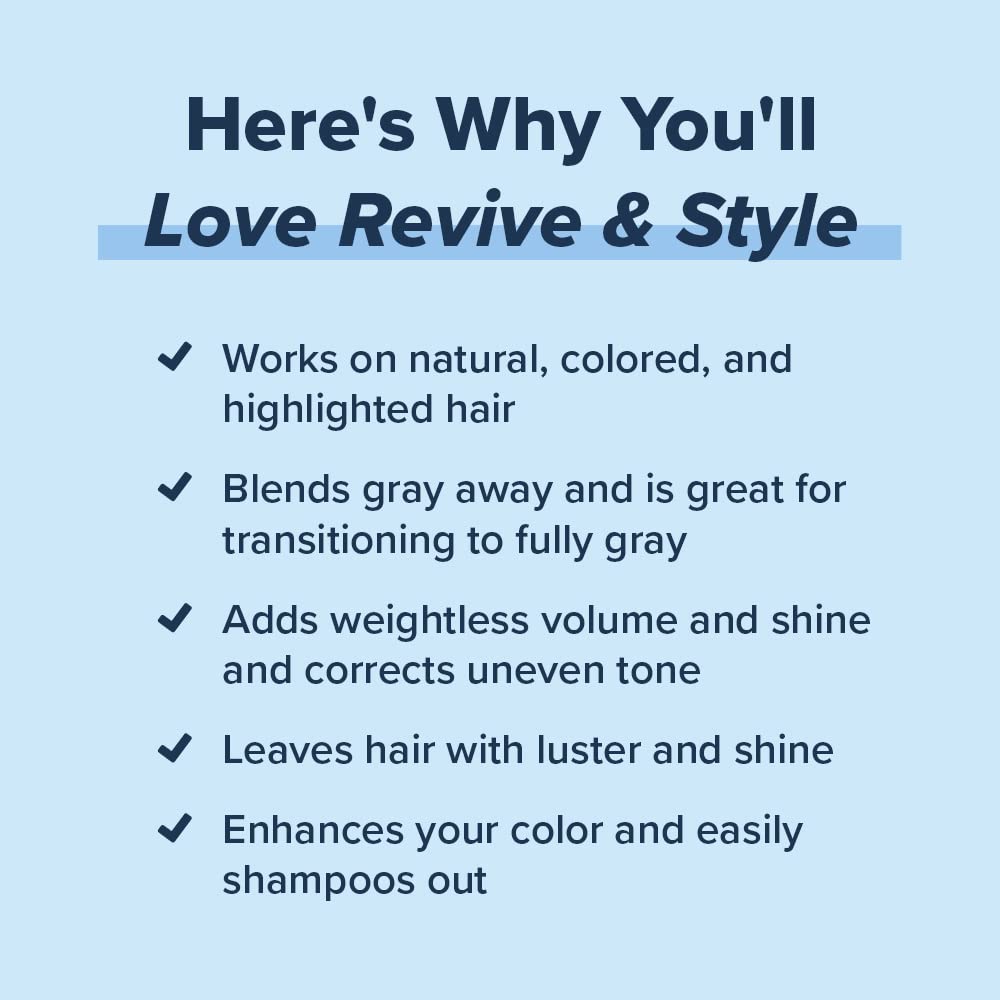 Truhair Revive and Style Color Mousse (Warm, Dark Brown)