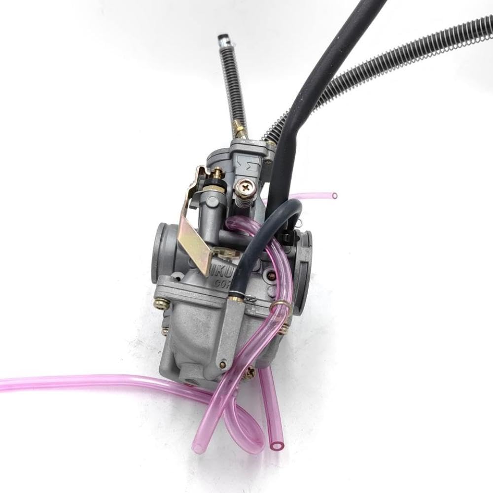 DEFYAN Carburetor 30mm Fits TM30 TMX Compatible with Lanza DT230 DT200WR DT200S RZ250 RZ350 Flat Slide Smoothbore